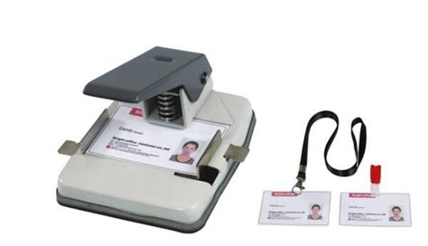 where can i put a hole in a smart card|hole punch id card.